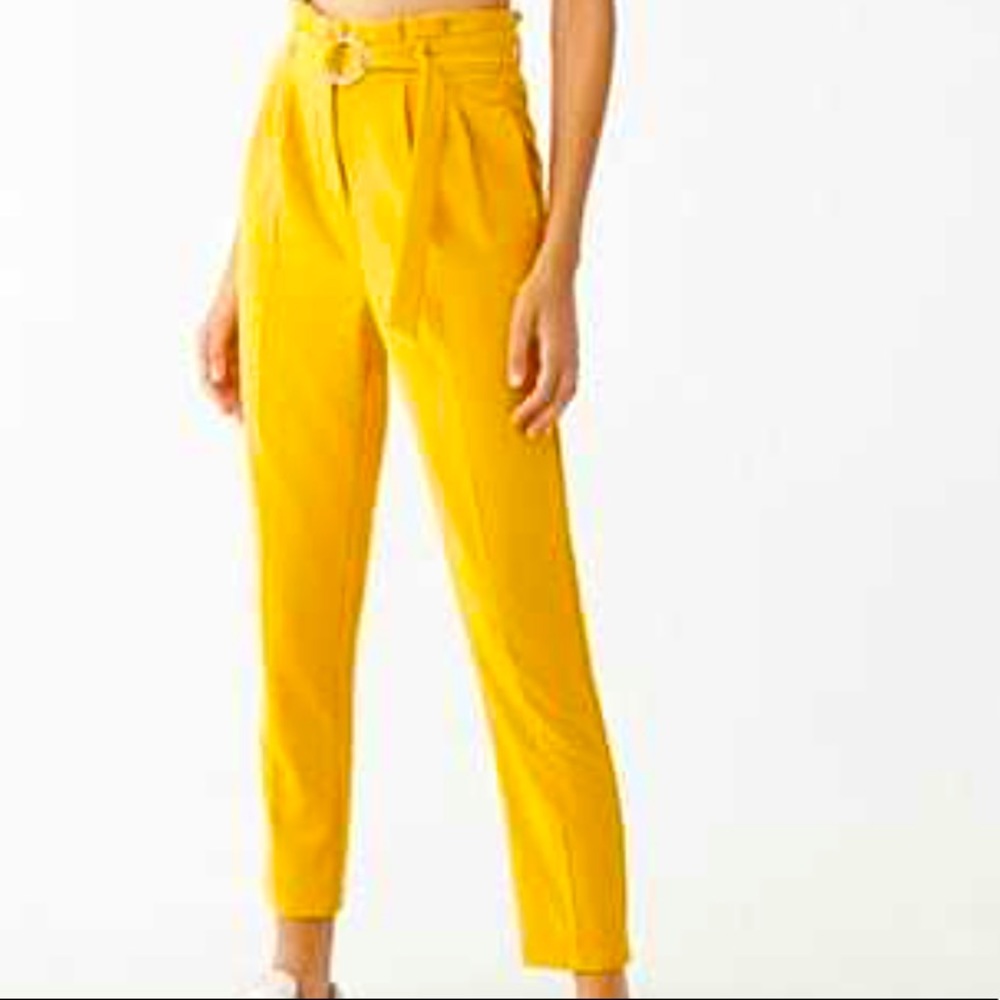 Paperbag waist pants